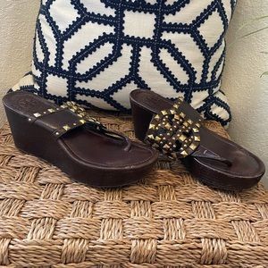 Tory Burch Marissa Studded Wedge